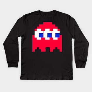 Three-Eyed Ghost Kids Long Sleeve T-Shirt